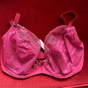 Chantelle pink lace bras 30G
